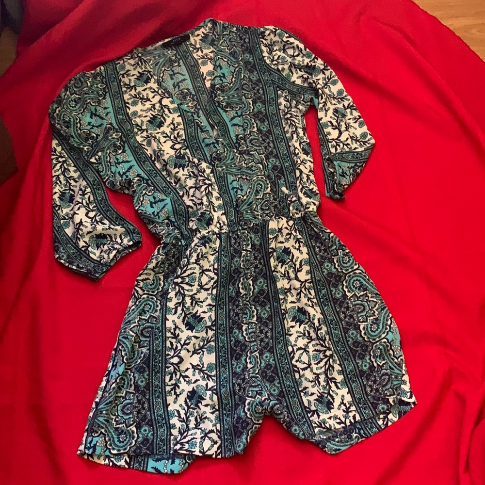 Fashion Romper with Pockets Size Medium